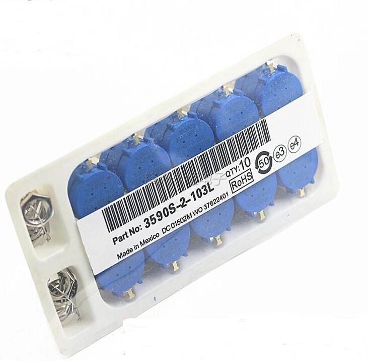 Free shipping 1pcs 3590S 2 103L 3590S 10K ohm Precision Multiturn ...