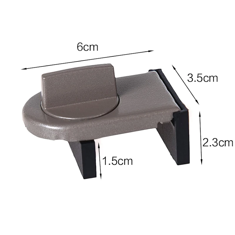 

1x Auxiliary Window Lock for Sash Sliding Sash Door Window Screen Limiting Lock Steel Fixer for Groove 2.5cm to 4cm