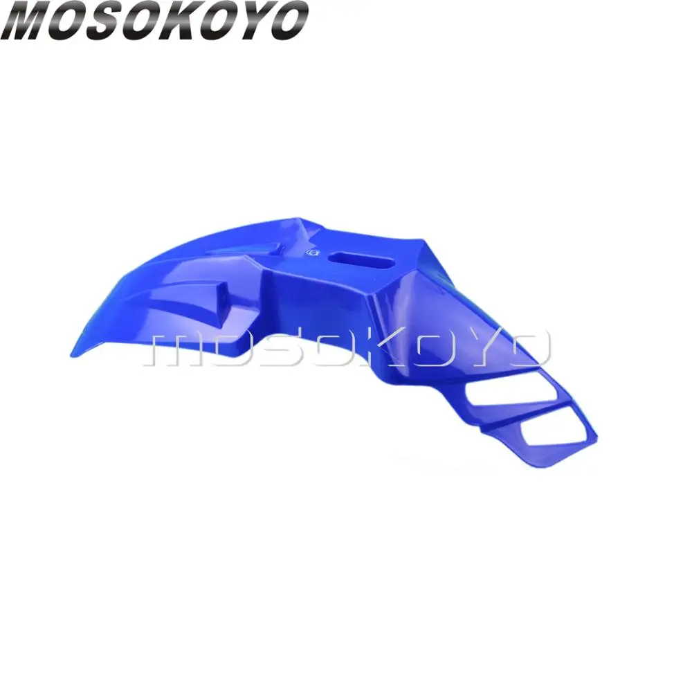 Supermoto Front Fender Motard Enduro EVO Mudguard for KTM EXC SMR DUKE DRZ KX YZ WR XR KLR KLX CRF Universal - Цвет: Blue