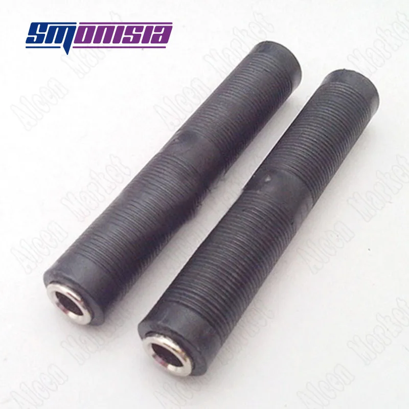 

6.5mm Female To Female Microphone Plug Joint Two-way KK Socket Double Sound Channel Audio Video Socket