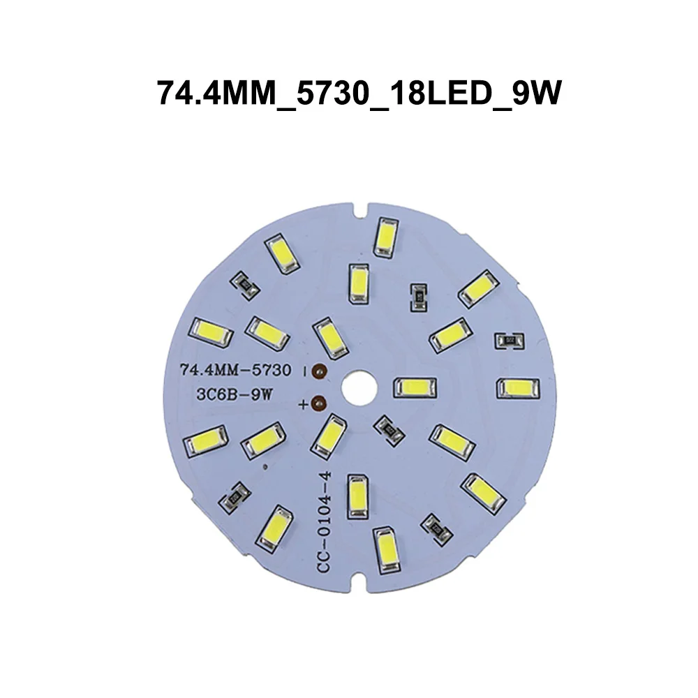 10 шт./лот светодиодный светильник AC/DC 12V светильник источник 5730 PCB SMD чип 3 Вт 5 Вт 7 Вт 9 Вт 12 Вт 15 Вт 21 Вт 30 Вт 45 Вт для умного дома светильник ing DIY светильник лампочка JQ0 - Испускаемый цвет: 9W