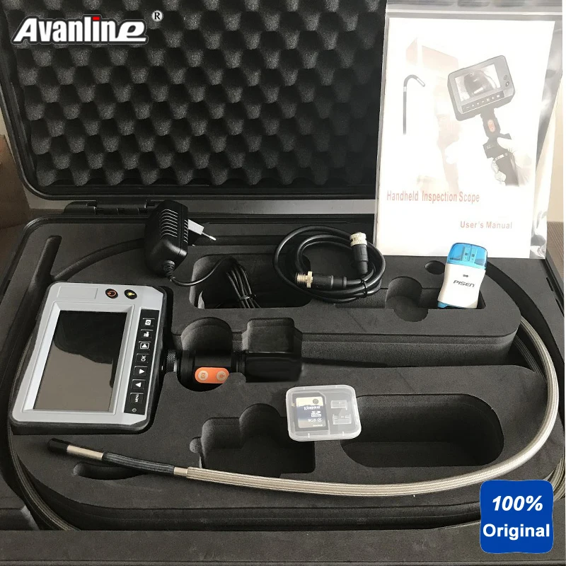

Professional 4.3" LCD Inspection Camera Endoscope Handheld OD 4.0mm Industrial Endoscope Pipe Video Borescope USB SDCard DR4540P