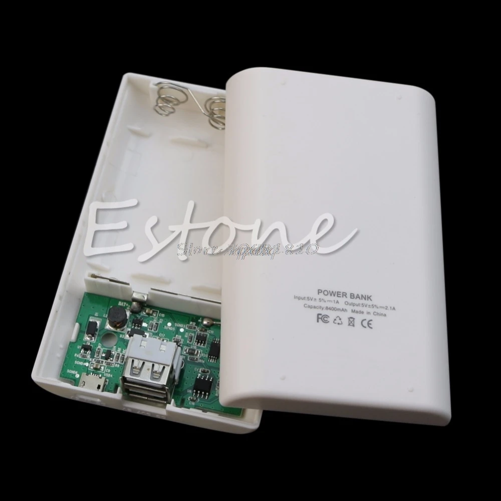 

Dual 2 USB Power Bank Case Kit 3x18650 Battery Charger DIY Box For Phone Z09 Drop ship