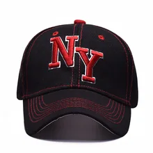 Новые модные бейсболки с буквенной вышивкой NY для женщин, Хлопковые бейсболки для мужчин, хип-хоп шляпа Bone