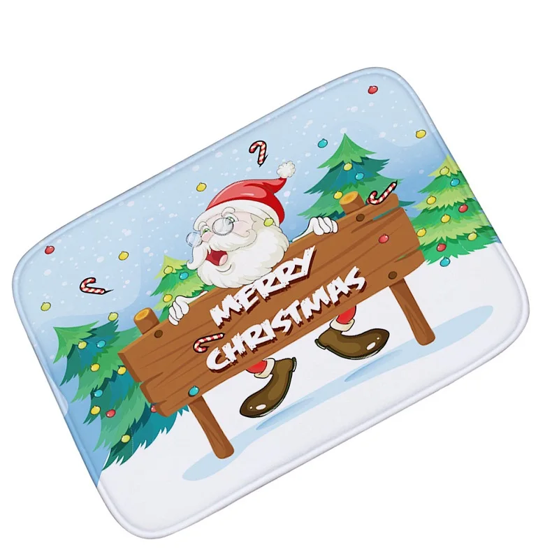 Merry Christmas домашний декор коврики Нескользящие Коврики для прихожей ковры в прихожую коврик кухонные ковры гостиная ковер большой размер