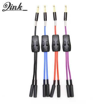 

QINK Tattoo Foot Switch Adapter 2 In 1 Double Control Switch Dual Tattoo Clip Cord Conversion Cable Connection