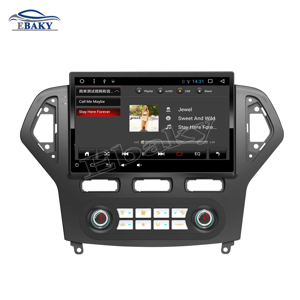 Excellent NaviTopia 10.1inch Octa Core Android 7.1 8.1 Car DVD GPS Navigation for Ford Mondeo CHIA-X 2007-2009 2010 2011 2012 2013 Radio 16