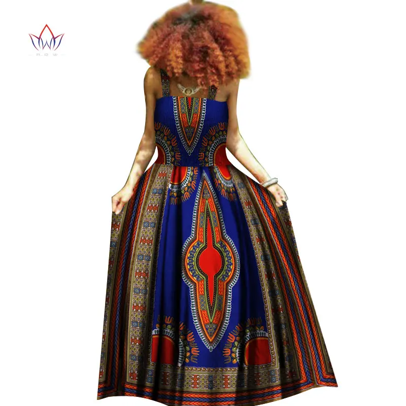 Африканский dashiki женские платья с открытыми плечами модный дизайн Дашики Базен riche длинное платье традиционные Большие размеры