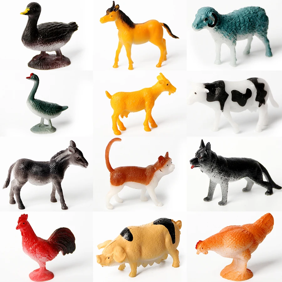 Farm Animals 60 Piece Play Set
