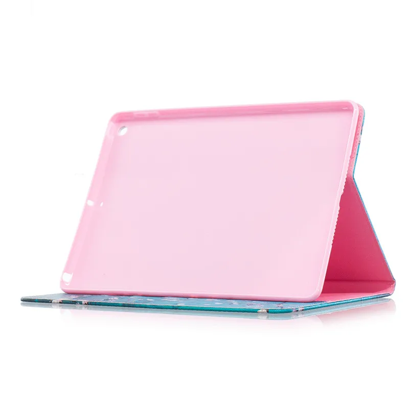 Модные покрашенная Крышка корпуса для Apple, iPad 9,7 5th 6th поколения принципиально A1822 A1954 бумажник подставка, гнездо для карточек