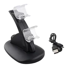 Для PS4 контроллер двойной зарядной док-станции зарядное устройство Подставка Micro USB зарядное устройство с Светодиодный индикатор+ чехол для playstation 4 612#2