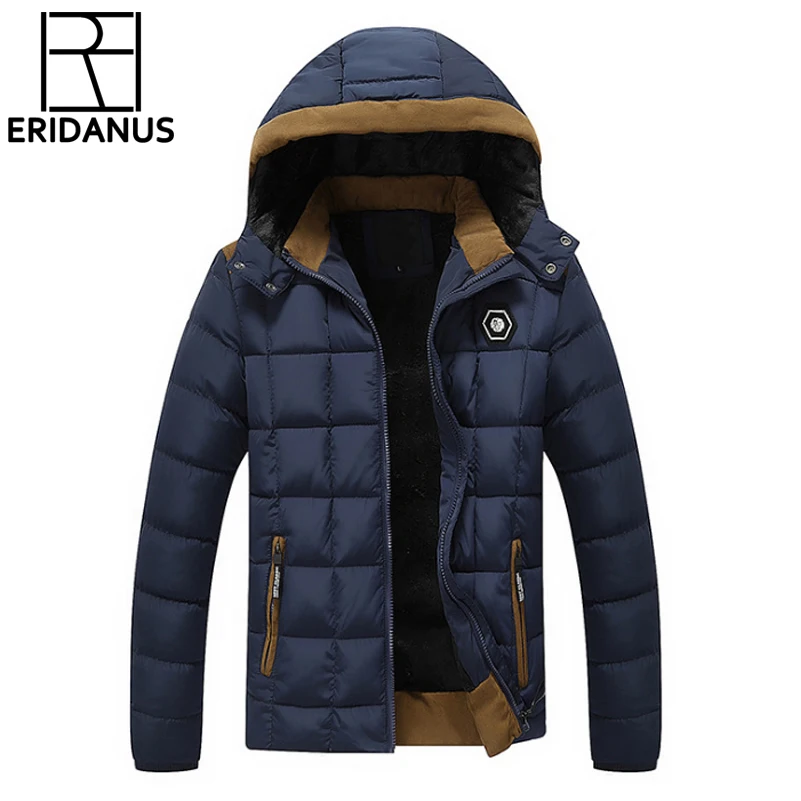 2017 Men's Clothing Autumn New Fashion Style Male Jacket Outwear Windbreaker Men High Quality Warm Jackets And Coats Parka M407