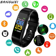 BANGWEI New Smart Watch Men Women Heart Rate Monitor Blood Pressure Fitness Tracker Smartwatch Sport Watch for ios android +BOX