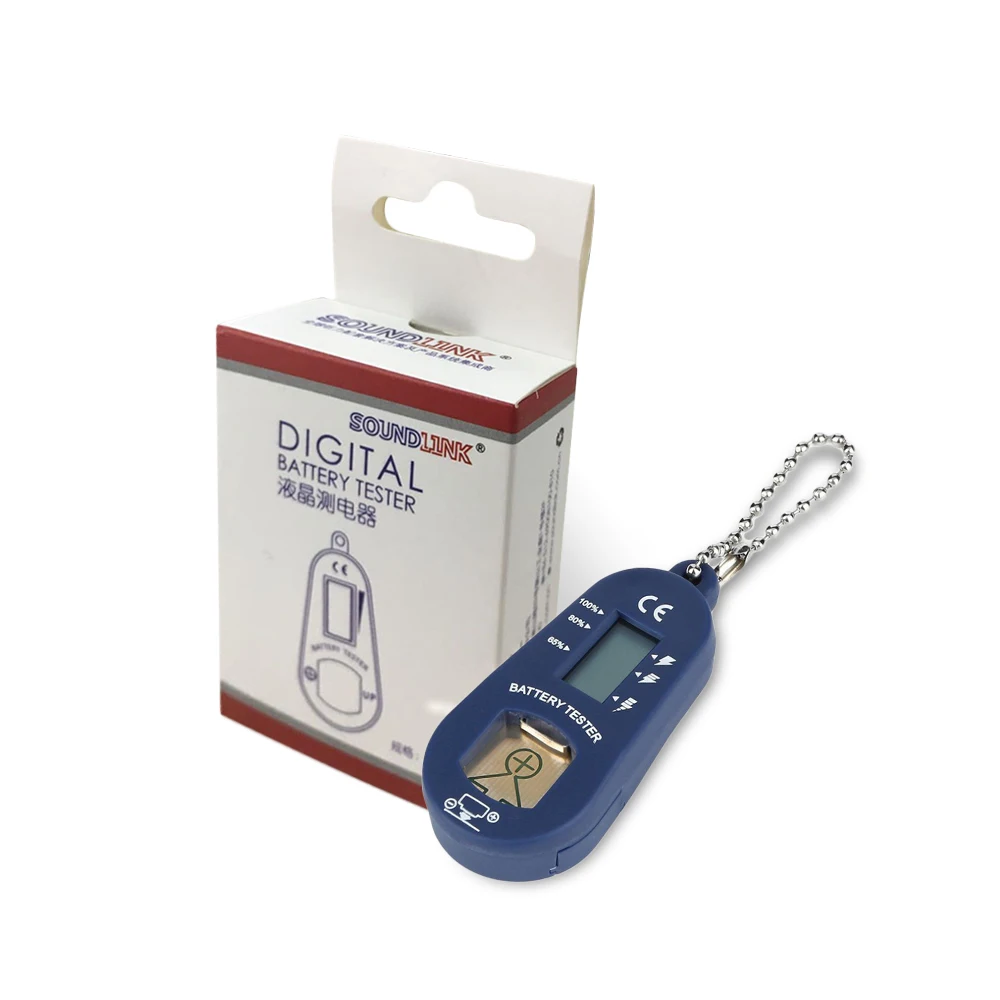 

Digital Hearing Aid Battery Tester ,Battery Check , Compatible with all sizes batteries for all brand hearing aids Blue
