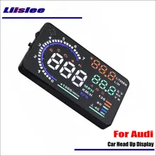 Liislee For Audi A3 A4 A5 A6 A7 2015 2016 HUD OBD2 Car Head Up Display Saft Driving Screen Projector – Reflecting Windshield