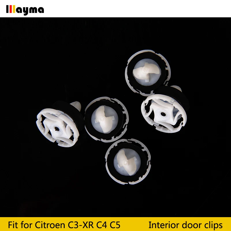 10X Citroen Interior Exterior TRIM CLIPS 6-8 mm