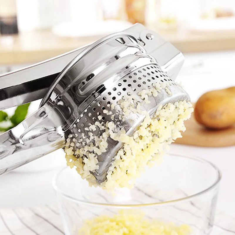 Large Stainless Steel Manual Potato Ricer Masher Squeezer Boiled Fruit Vegetable Presser Crusher Puree Maker Kitchen Gadgets (2)