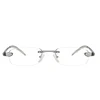 iboode Urltra-light Rimless Diamond Cutting Reading Glasses Men Women New TR90 Presbyopia Presbyopic Eyeglasses +1.0 1.5 2.0 2.5 ► Photo 3/6