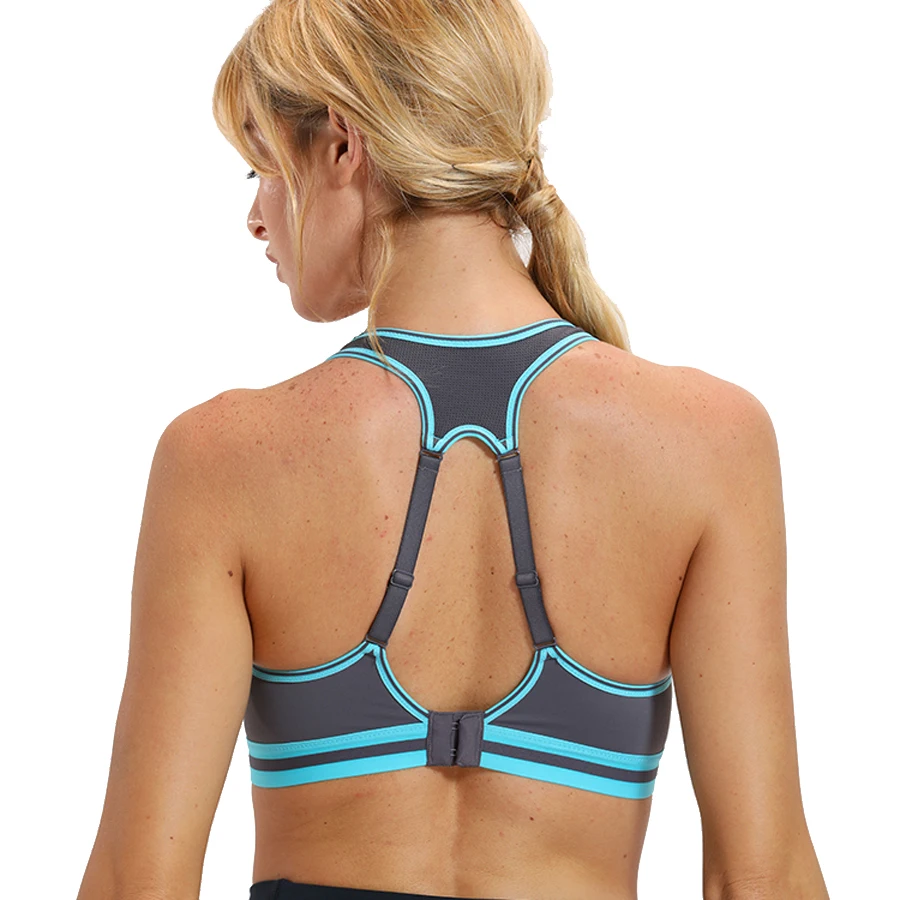 

Women's High Impact Racerback Wire Free Workout Sports Bra