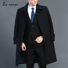 Мужские зимние повседневные пальто размера плюс, модные мужские пальто высокого качества 4XL