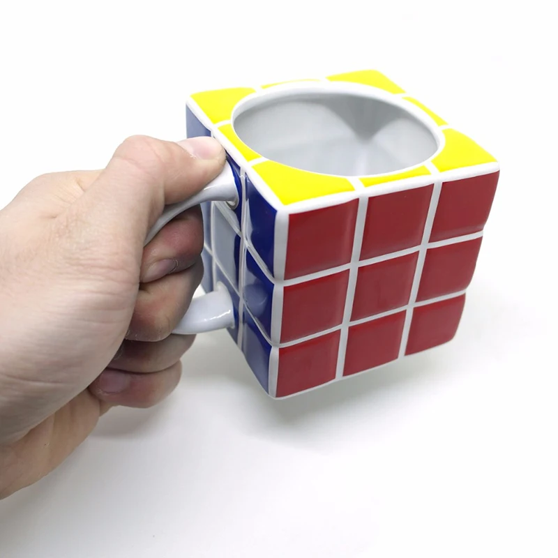 Уникальный подарок кружки кубики Тетрис кофейная чашка модная керамическая