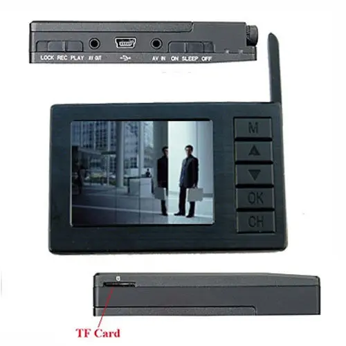 

Wireless 5.8GHZ Receiver Monitor Store Video DVR for 5.8G FPV TX Transmitter