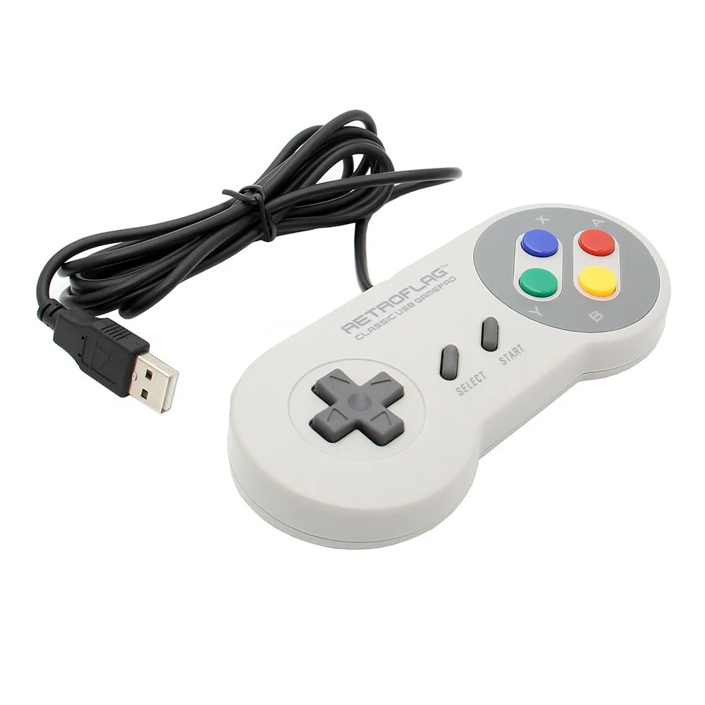 Игровой контроллер Retroflag SUPERPi/NESPi, без драйвера, 12 клавиш, USB ручка, геймпад для малины/WINDOWS/MAC/Linux