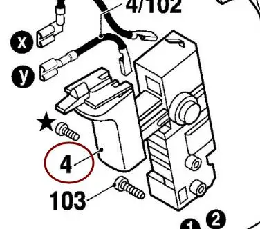 Лидер продаж! AC220V Rotory молот переключатель замена для Bosch GBH2-26DE GBH2-26DFR GBH 2-26 E GBH2-26DRE GBH2-26 переключатель повторного включения