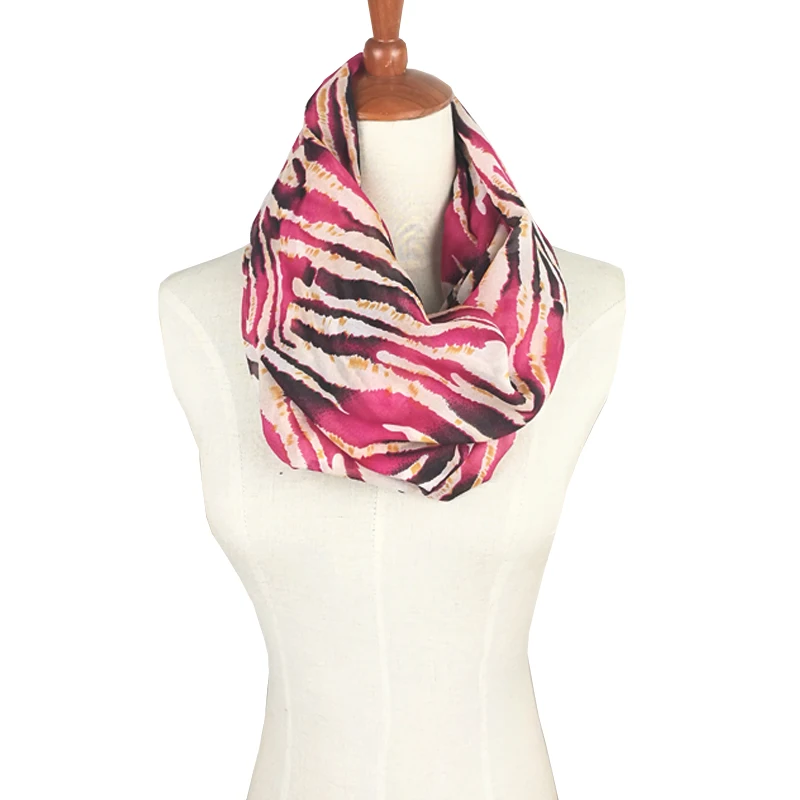 Дизайнерский женский шарф, Шелковый шифоновый мягкий шарф с цветочным принтом, бесконечная петля, цветная бандана, шарфы