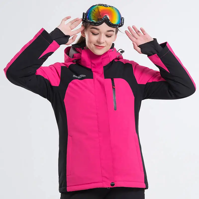 Женская флисовая куртка для походов, кемпинга, водонепроницаемая флисовая куртка, Женская лыжная куртка, куртка для сноуборда, зимняя одежда для женщин - Цвет: pink