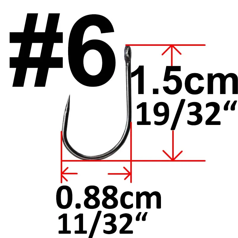 500 шт. рыболовные крючки для ловли карпа без колючей глазки с отверстием Размер 2 4 6 8 10 рыболовный крючок один крючок