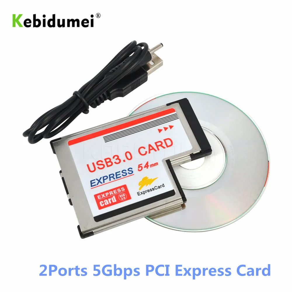 2 порта USB 3 0 концентратор экспресс карта 54 мм скрытый адаптер с драйверами CD для