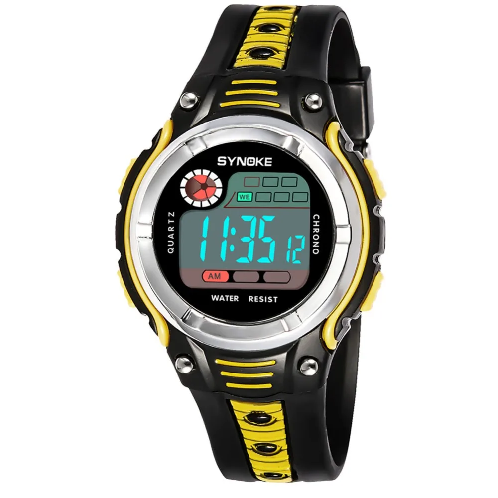 

30m Waterproof Digital Sports Watches Shock Resistant Wrist Watch Fashion Multifunction Electronic Alarm Stop Watch For Men Boys