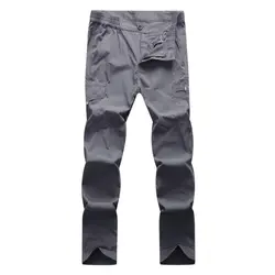 NIANJEEP новая весна Quick Dry Брюки эластичный пояс легкие брюки мужские водонепроницаемые брюки армии зеленый черный серый