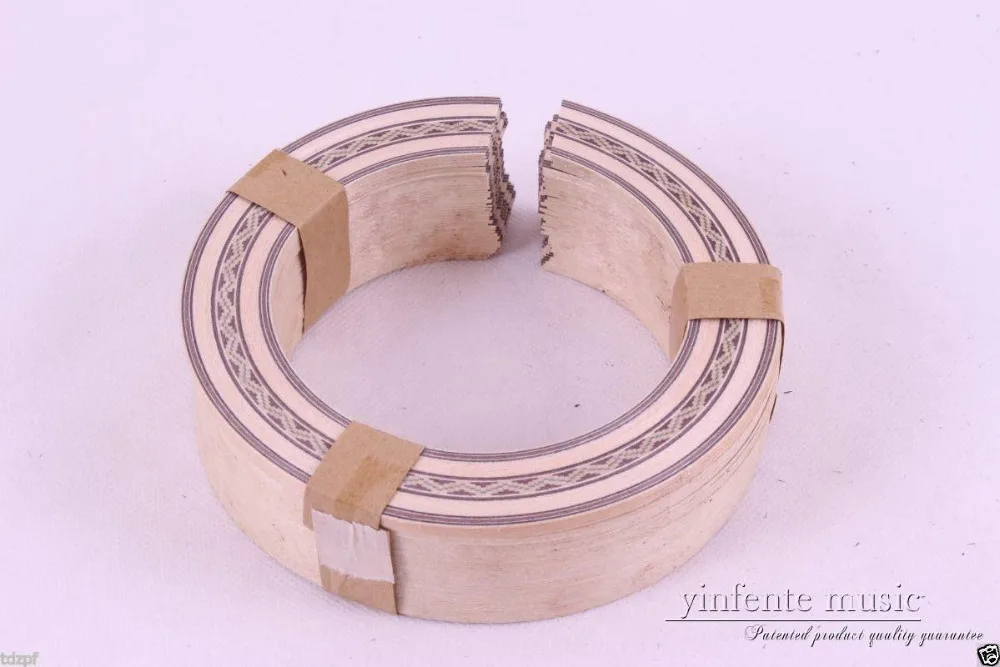 10 pcs Classical guitar rosette sound hole Inlay Shell Inlaid REAL Wood 42classical guitar