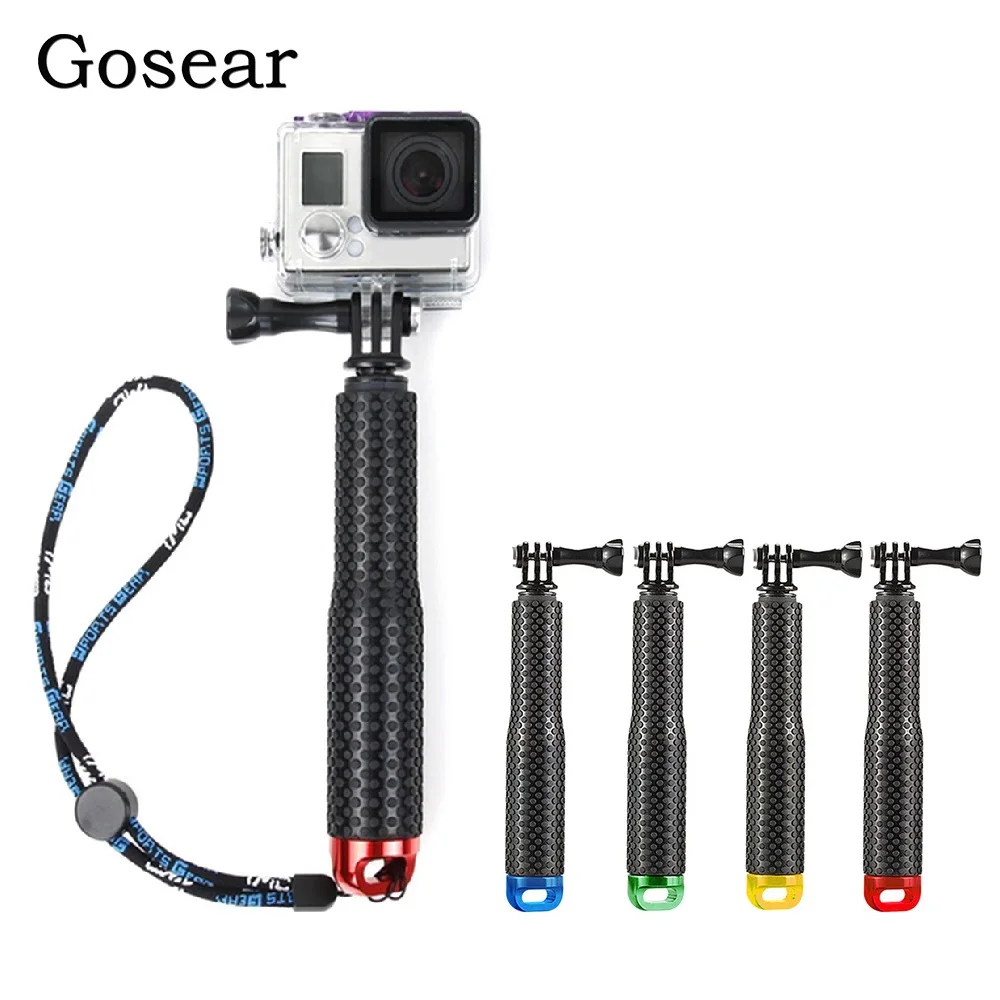Подводный монопод Gosear селфи палка и браслет для Gopro Hero 5 4 3 plus 2 Sjcam Xiaomi Yi 4k