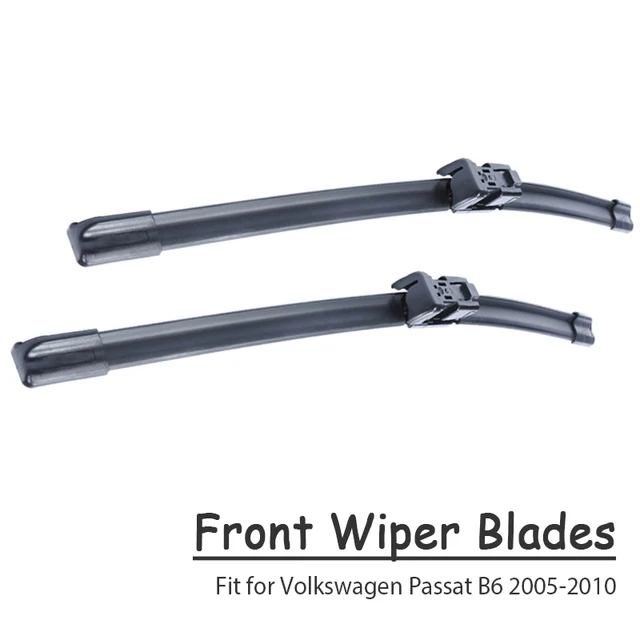 MCrea 1Set Car Windshield Rubber Wiper Blade For Volkswagen Passsat VW Passat B5 B6 B7 2002 2015