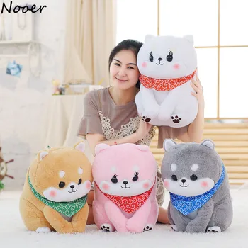 

Nooer Kawaii Cartoon Shiba Inu With Flannel Blanket Plush Toy Soft Pillow Cushion Birthday Gift For Kids Baby Children Girls