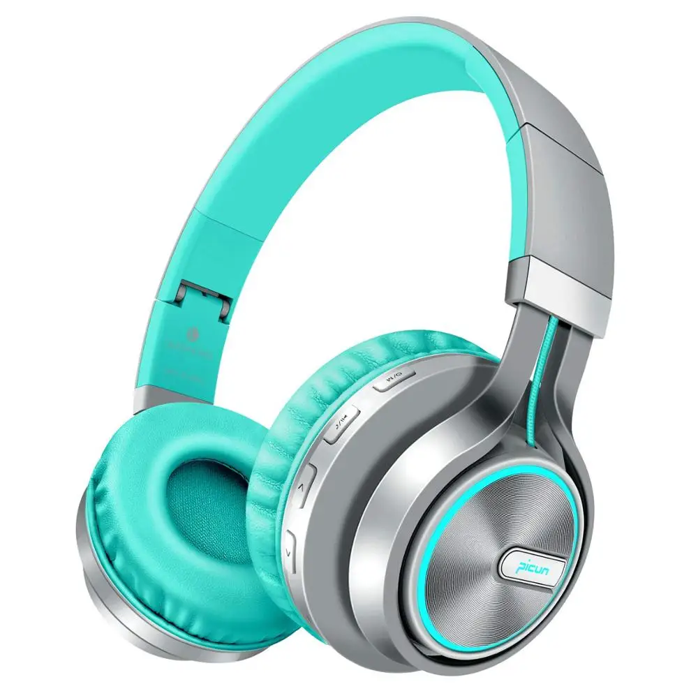 Bluetooth наушники, Романтический светодиодный светильник, Hi Fi стерео беспроводные наушники с микрофоном, складные Проводные/TF режим для ПК, ТВ, телефона|Наушники и гарнитуры| | АлиЭкспресс