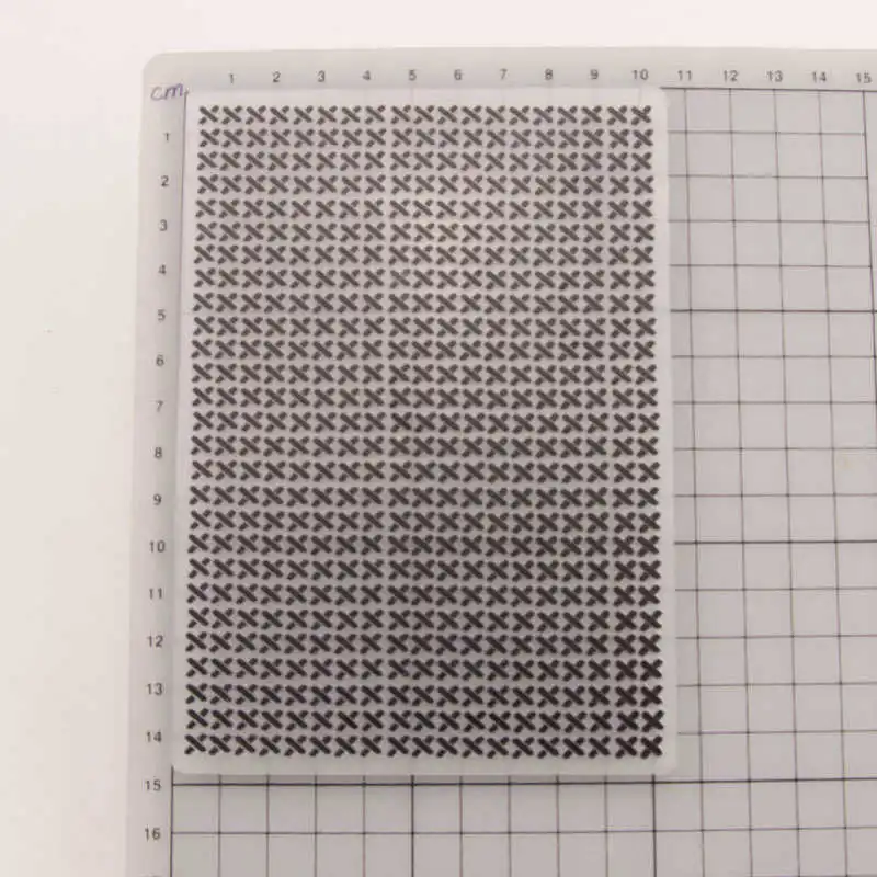 Cross Grid пластиковый с тиснением папка для скрапбукинга DIY Фотоальбом карты