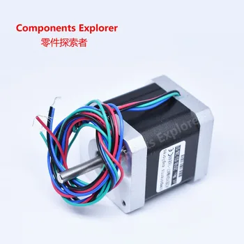 

3D Printer fittings 42 Stepper Motor 42BYGHM47-1684A 48mm High End White End Cap,0.9 Degree Stepper Angle