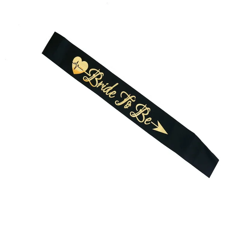 Hen Party Bride to Be Sash with Heart Hen Party Sash for Bachelor Party Wedding Bridal Shower Pink White with Gold Letter HW64 (8)