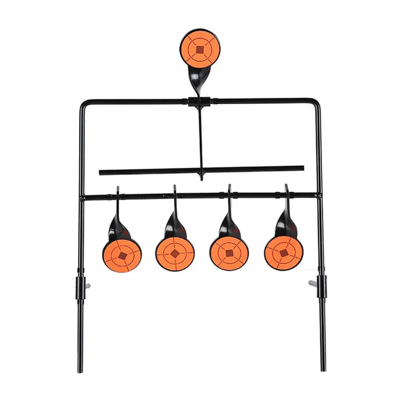 5-тарелка сброса стрельба целевой Тактический Металла Сталь Рогатка Пейнтбол Охота стрельба из лука для использования вне помещения