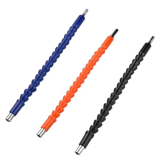 

3 Pack Flexible extension Screwdriver Bit,11.8 Inch Magnetic Quick Connect Drive Shaft Tip for Electric Drill