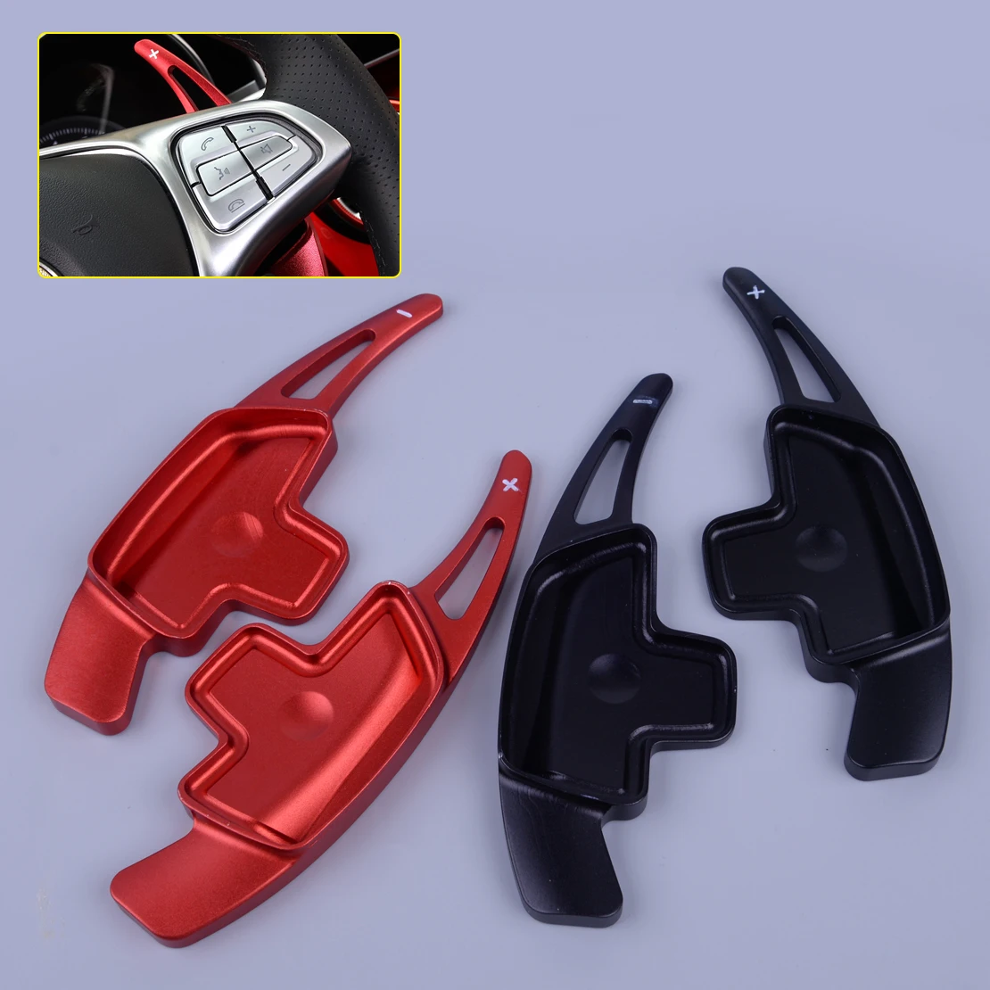 CITALL High Quality 1 pair Car Interior Steering Wheel Shift Paddles
