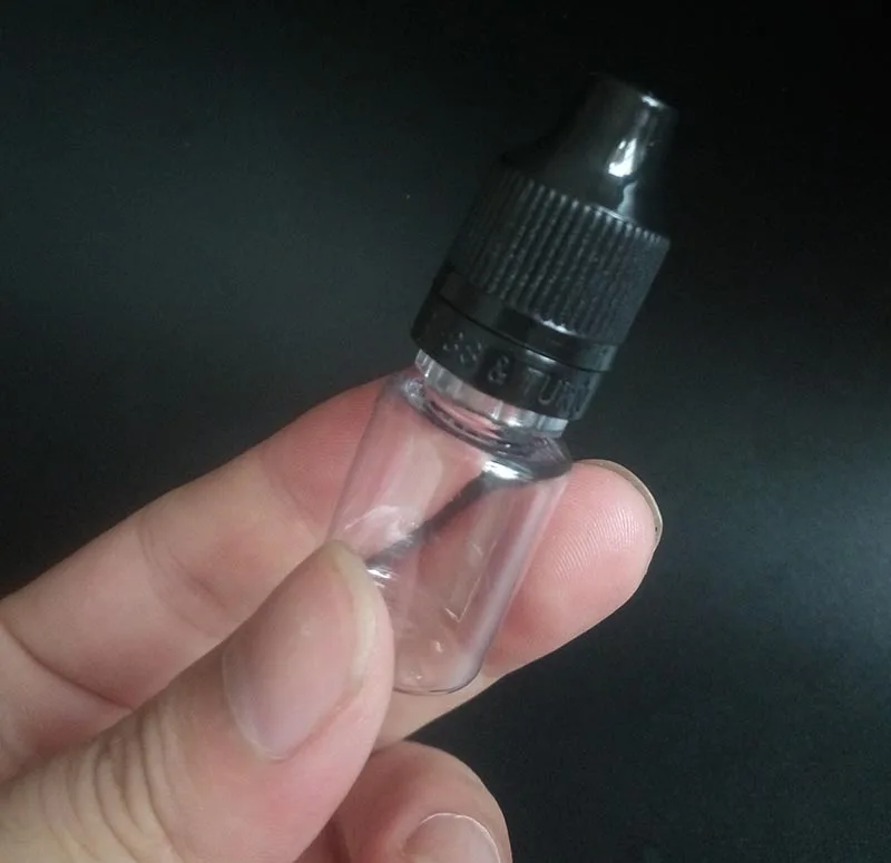 5000pcs Empty 5ml Clear PET Plastic Dropper oil Bottle with Childproof