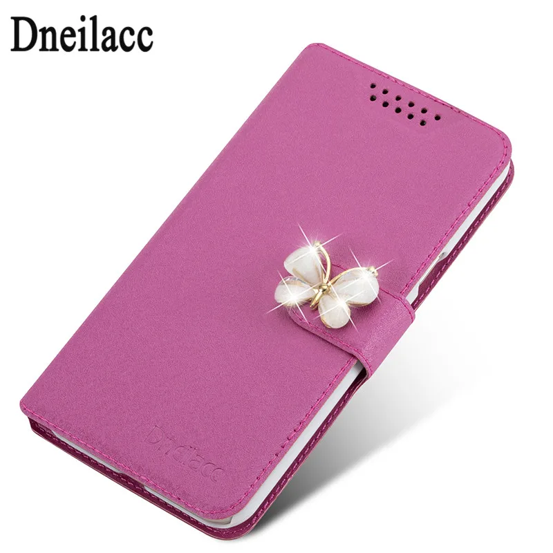 Dneilacc Новый чехол для Wileyfox spark телефона из искусственной кожи Флип Стенд кошелек