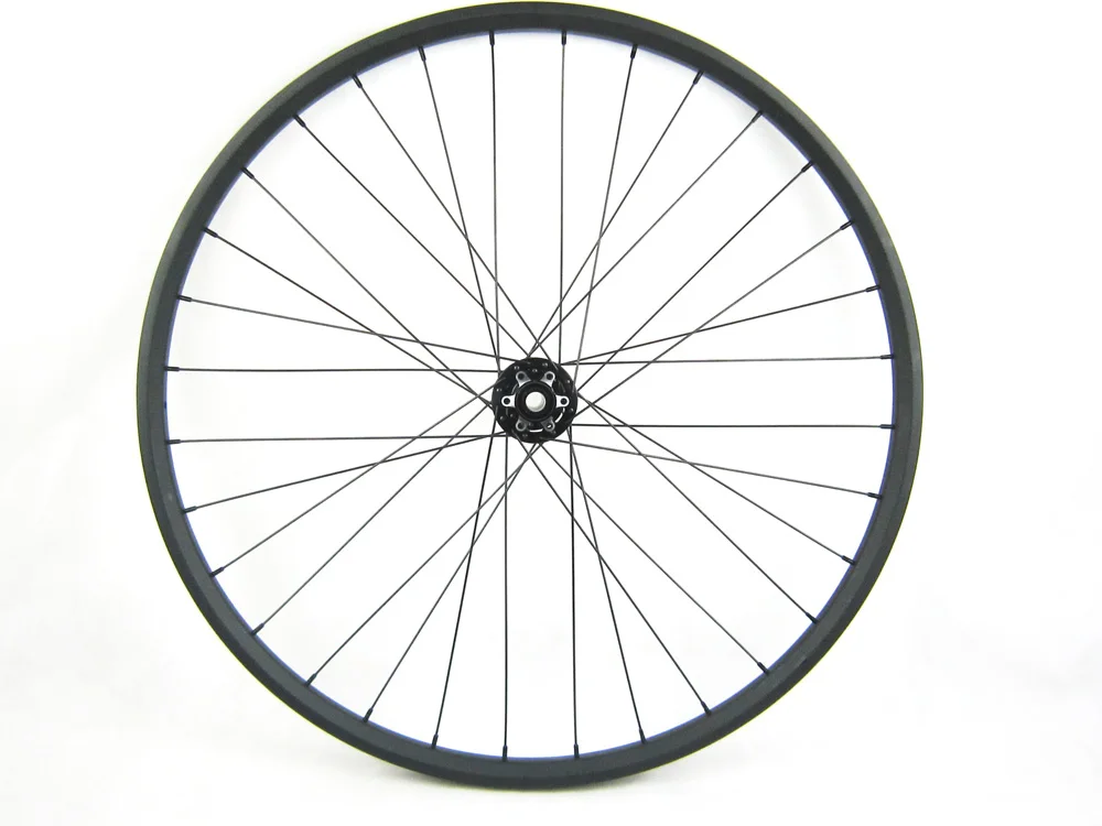 Cheap Chinese Full Carbon 29er AM/DH HOOKLESS Mountain Bicycle Wheelset 20mm Deep MTB Rims Disc Brake Bike Clincher Wheel 3