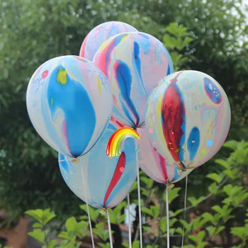 

20psc/12inch Uniquer Printed Clouds Balloon Helium Balloons Birthday Wedding Party Decoration Globos Kids Toy Inflatable Ball