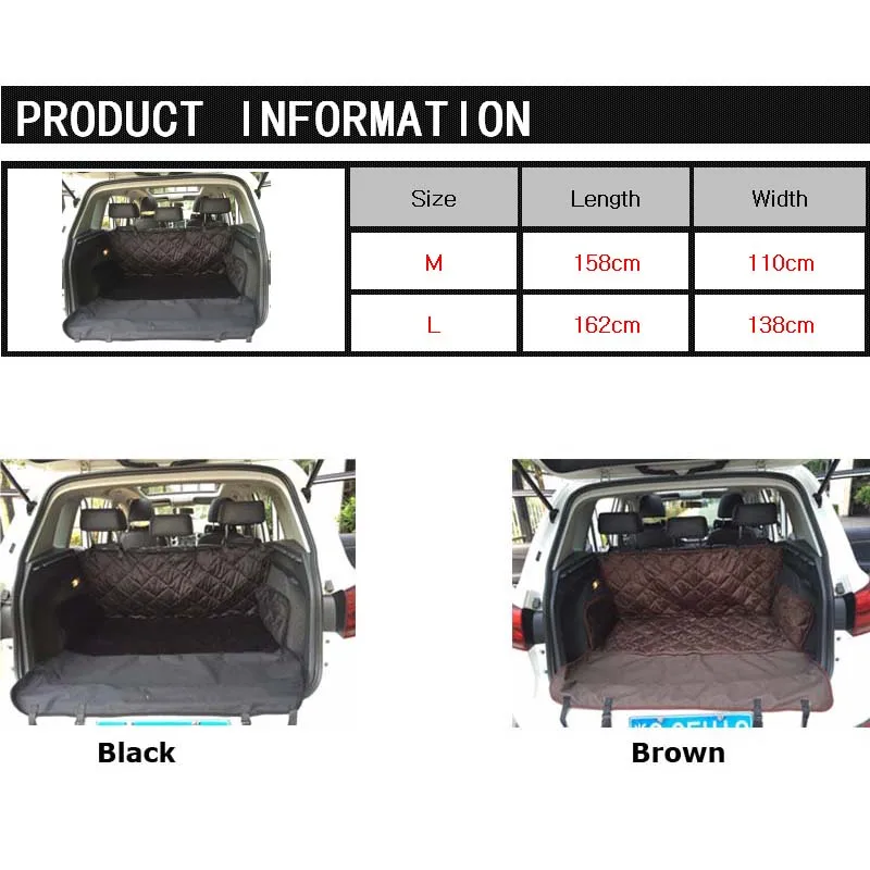 Dual-use Dog car seat cover car seat dog SUV dog Car Trunk Cargo Mat Travel Hammock bed Transporter Dog Carrier Pet products